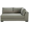 Modulares Sofa, Armlehne rechts, hellgrau